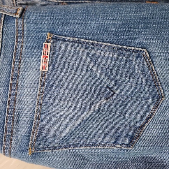 Hudson Jean's  Medium Wash Distressed Straight Leg - Picture 3 of 6